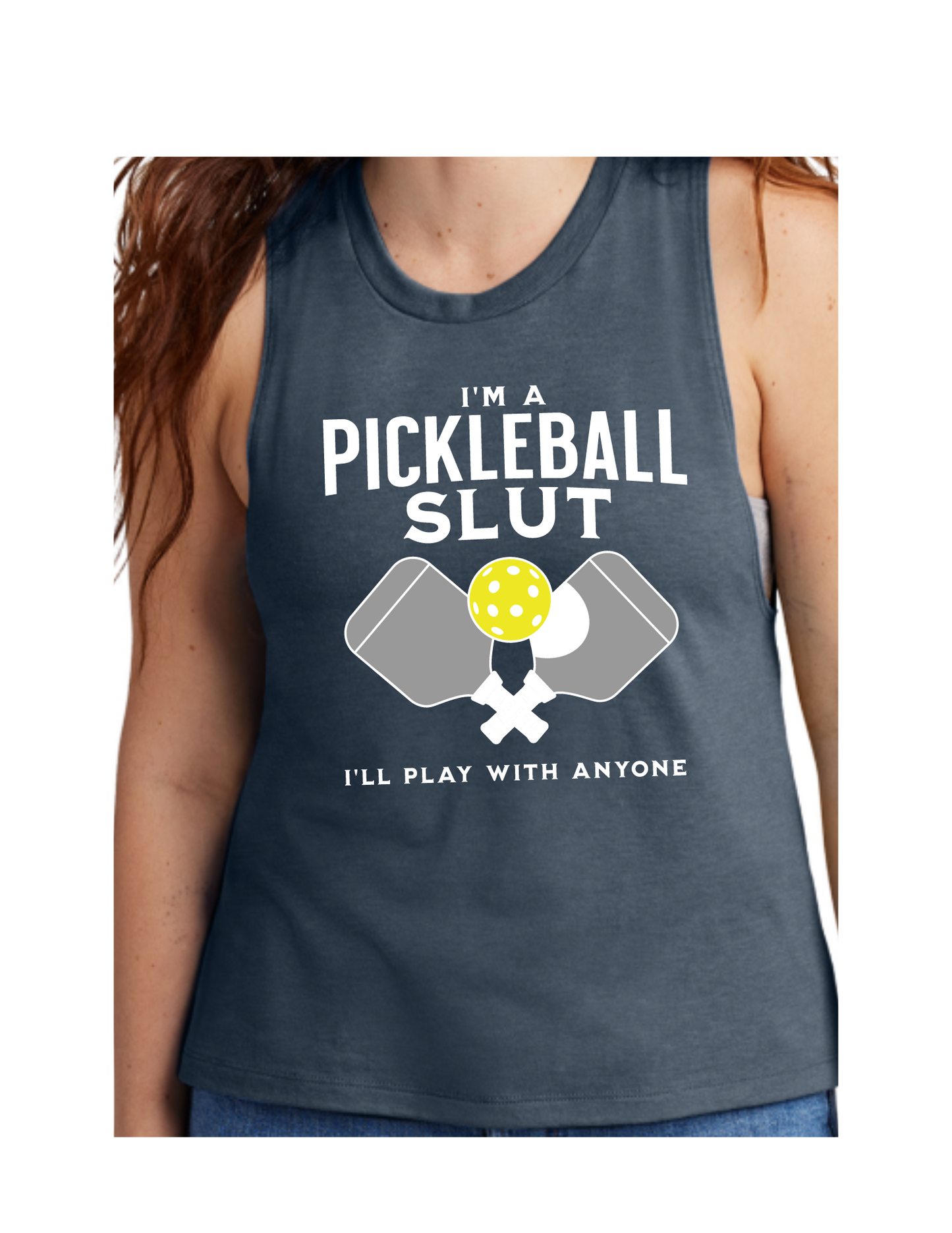 "Pickleball Slut" Muscle Tank